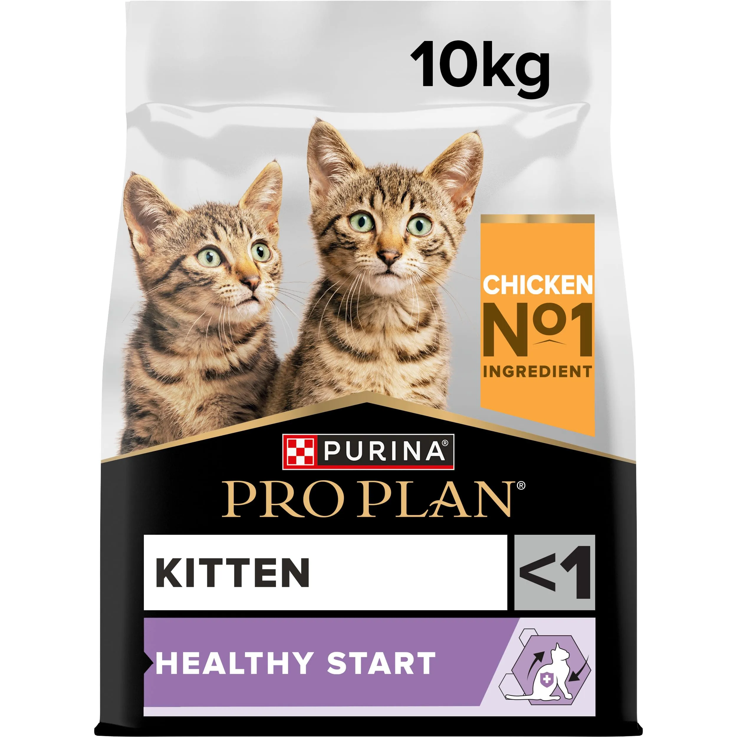 PURINA PRO PLAN Kitten, Crocchette per Gattini, Sacco da 10 kg