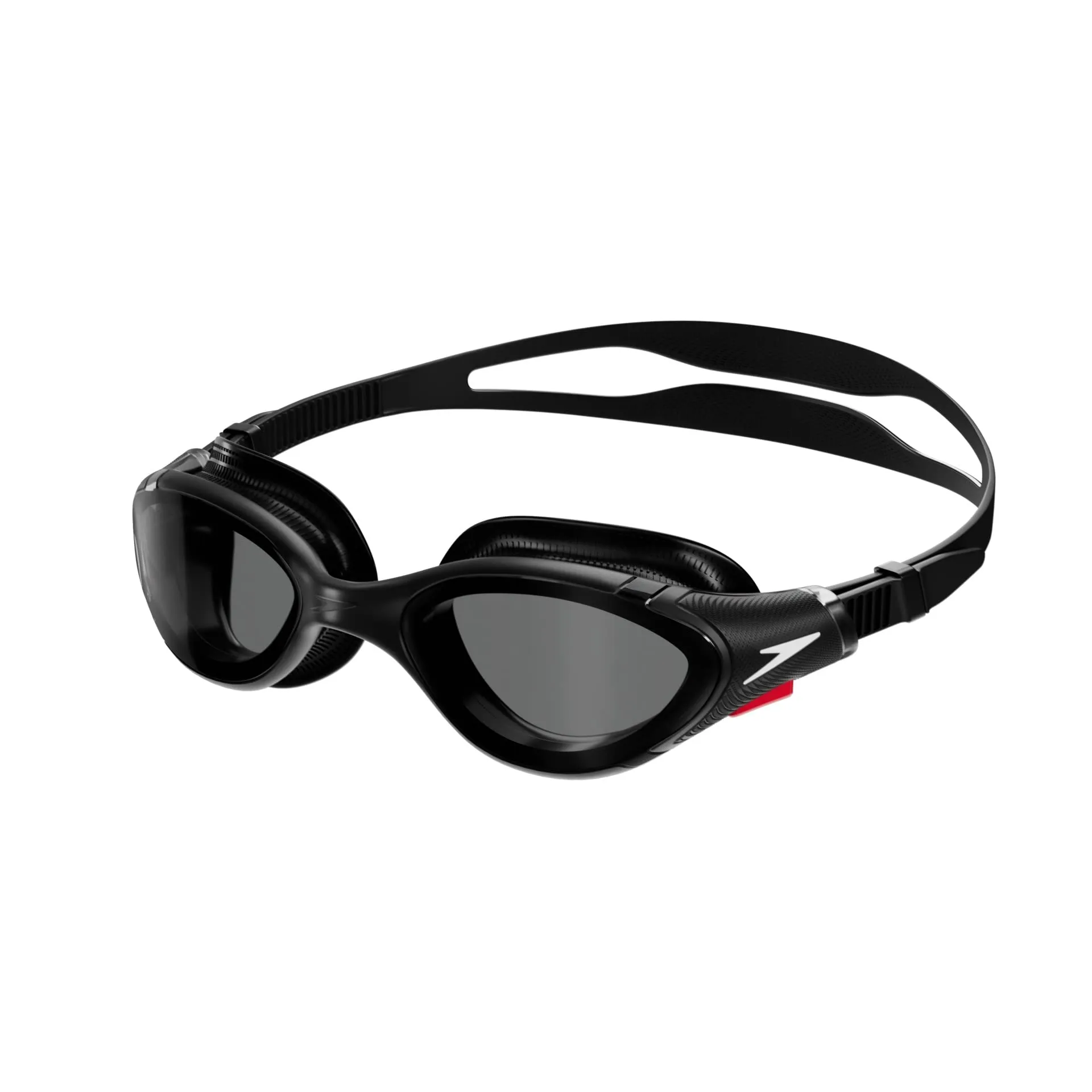 Speedo Unisex Occhialini da nuoto Biofuse 2.0 | Regolazione semplice brevettata | Anti-appannamento | Tenuta stagna | Migliore aderenza | Comfort migliorato Black/Smoke One Size