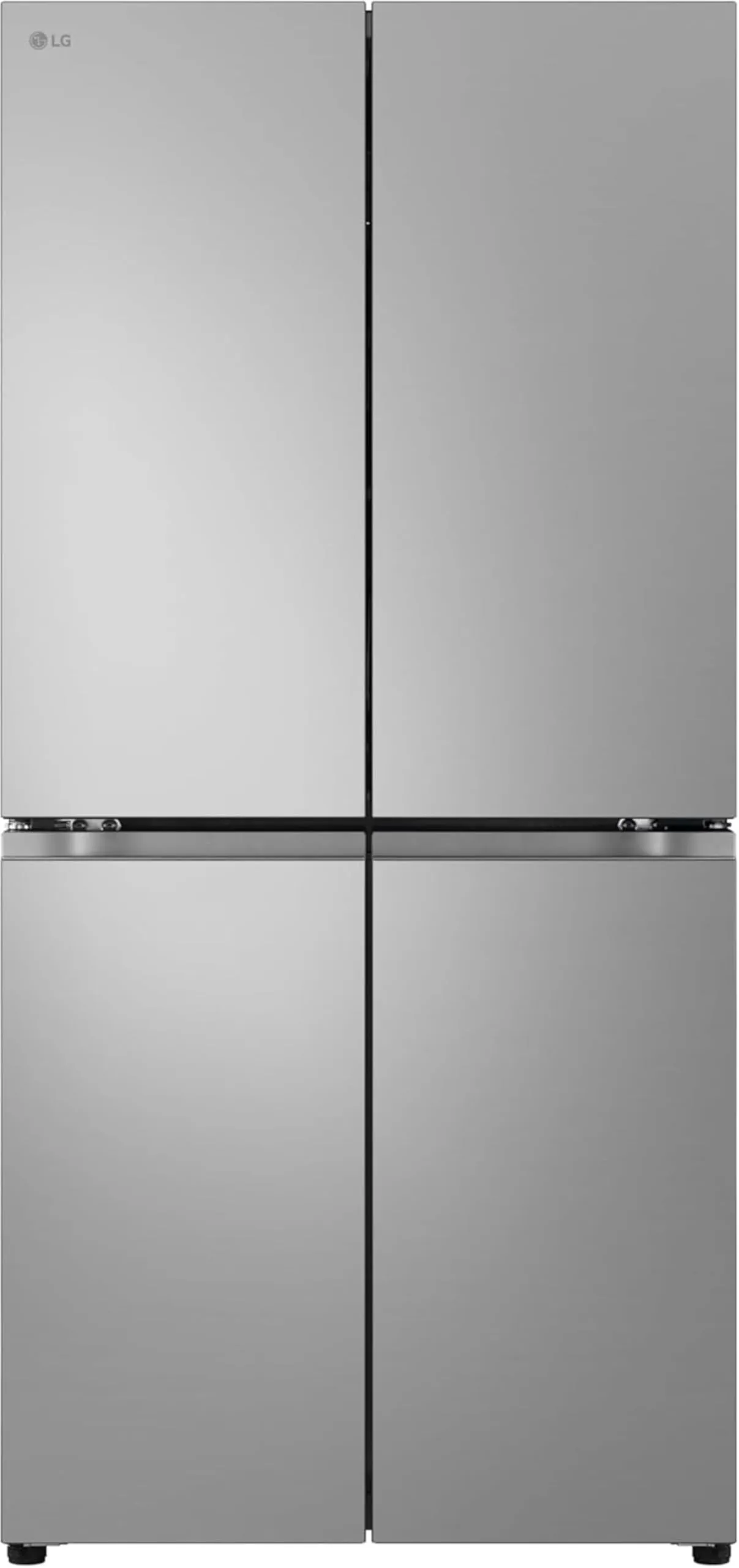 LG GMB860PYDE Frigorifero Multidoor Slim, Frigorifero 4 Porte Classe E, 530L, Wi-Fi, Linear Cooling, Smart Diagnosis, Compressore Smart Inverter, Total No Frost, Design porte piatte, Prime Silver