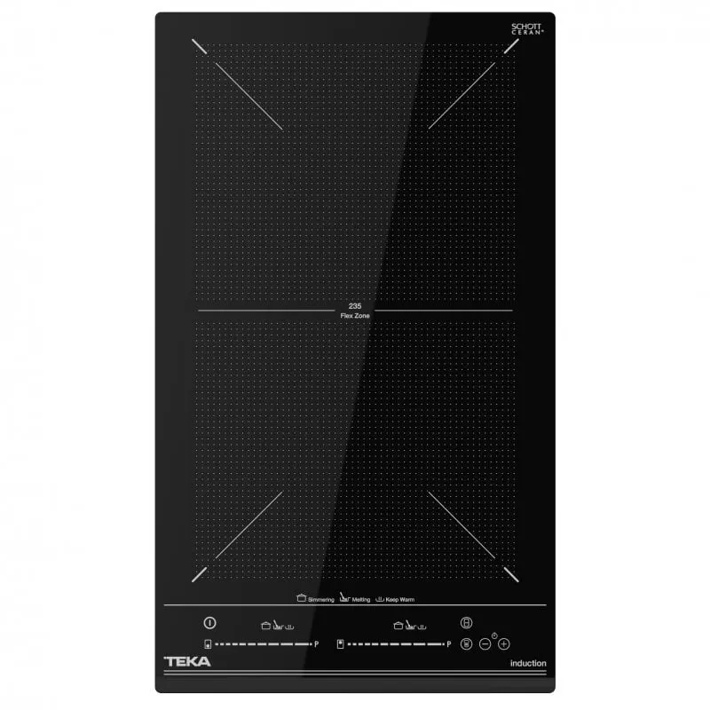 Piano cottura a induzione modulare Teka IZF 32400 MSP 2 zone 30 cm Nero
