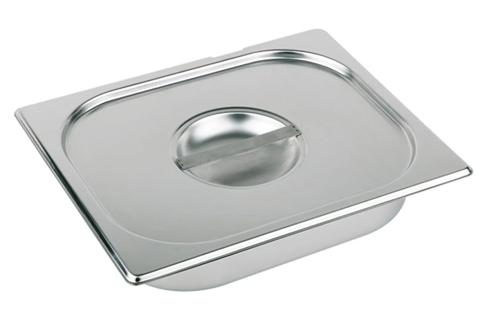 APS 81295 GN 1/2 - Coperchio senza foro per cucchiaio, in acciaio INOX, 325 x 265 mm