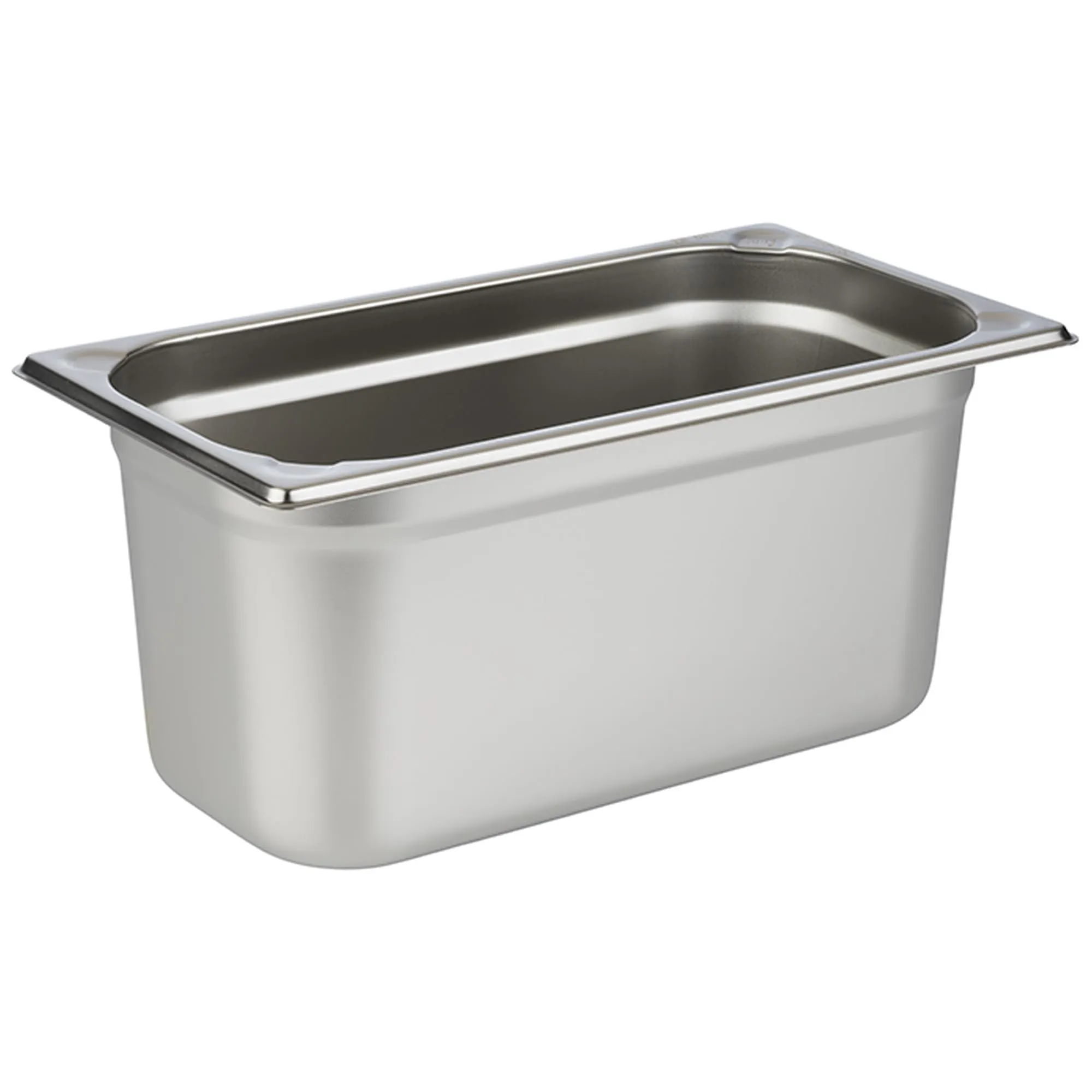 APS 81306 - Contenitore GN 1/3, in acciaio inox, dimensioni 176 x 325 mm, altezza 1500 mm, volume 5,7 litri, colore acciaio inossidabile