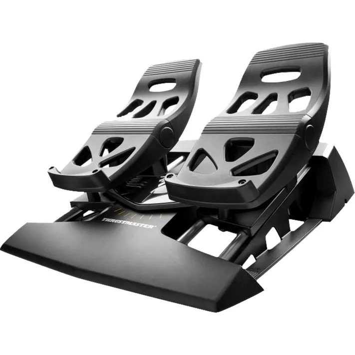 T.Flight Rudder Pedals Nero USB Pedali PC, PlayStation 4, Xbox