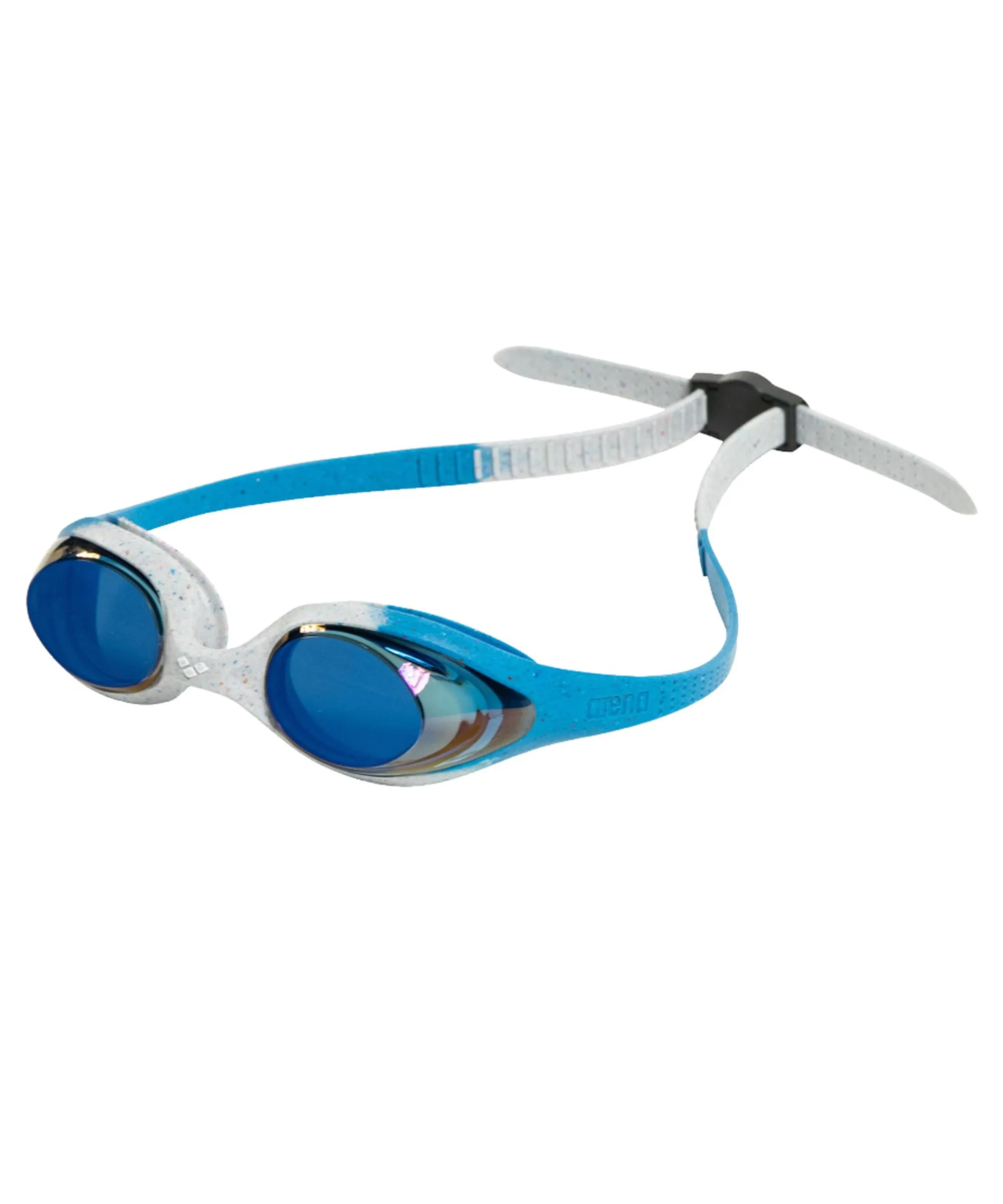 ARENA Spider Junior Mirror Occhialini Nuoto Bambini, Occhialini Piscina con Protezione UV, Ponte Nasale Autoregolante, Guarnizioni in Silicone Ipoallergenico, Trattamento Anti-Appannamento, 6-12 Anni