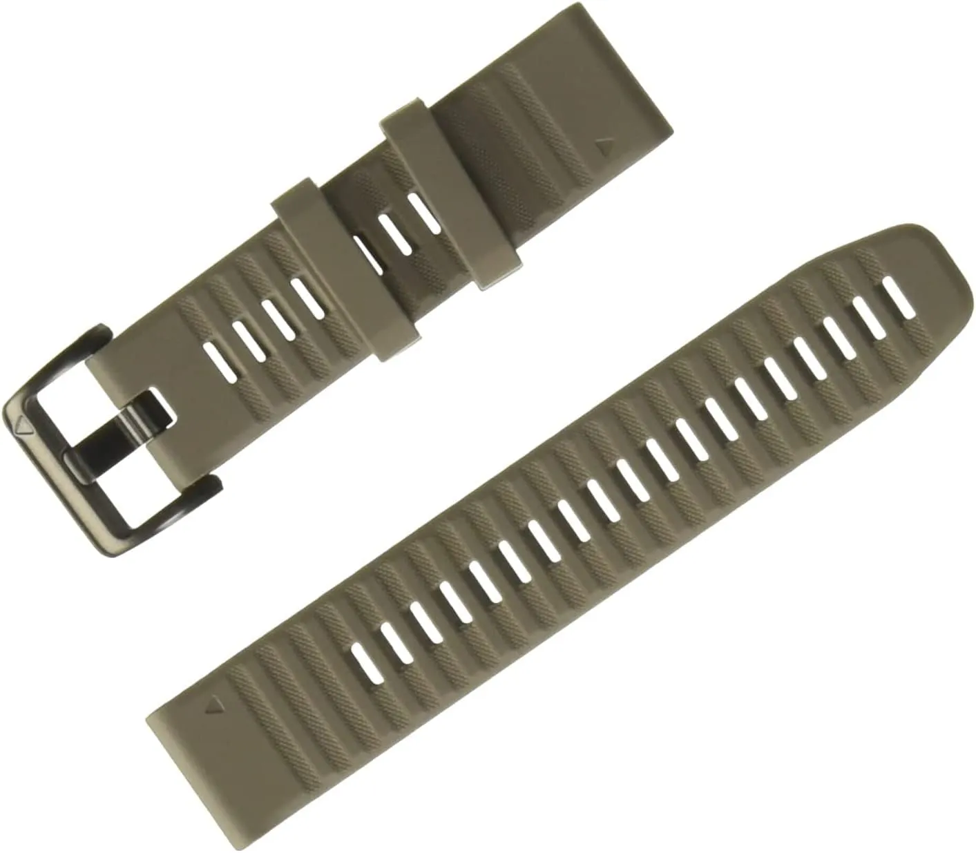 Cinturino Originale Garmin per le serie fēnix 5, 6, 7, Instinct, Instinct 2, Epix (Gen 2), Forerunner 935, 945, 955, quatix 5, 6, 7 e MARQ, 22mm, QuickFit, Silicone, Dark Sandstone
