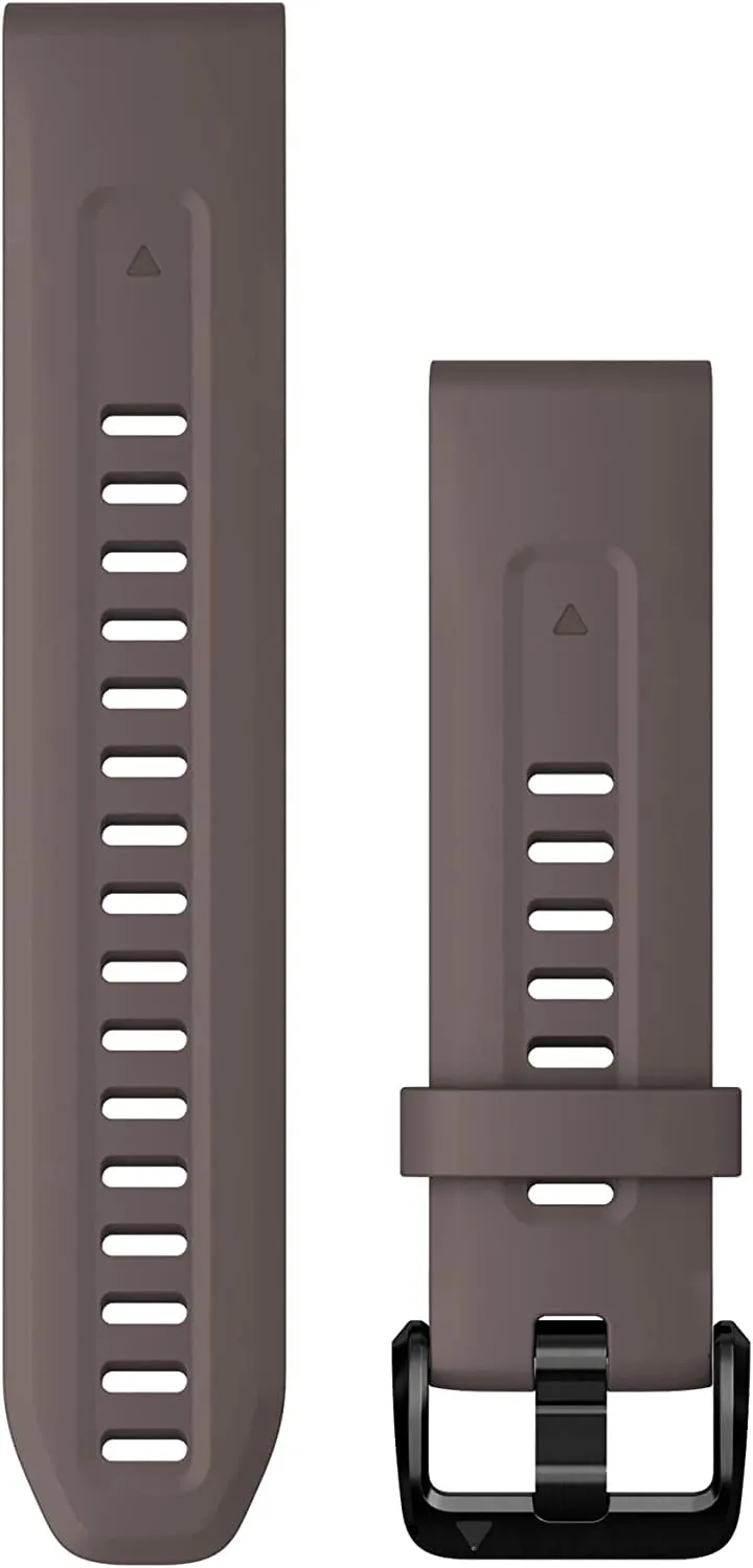 Cinturino Garmin 20mm QuickFit, Silicone, Shale Grey