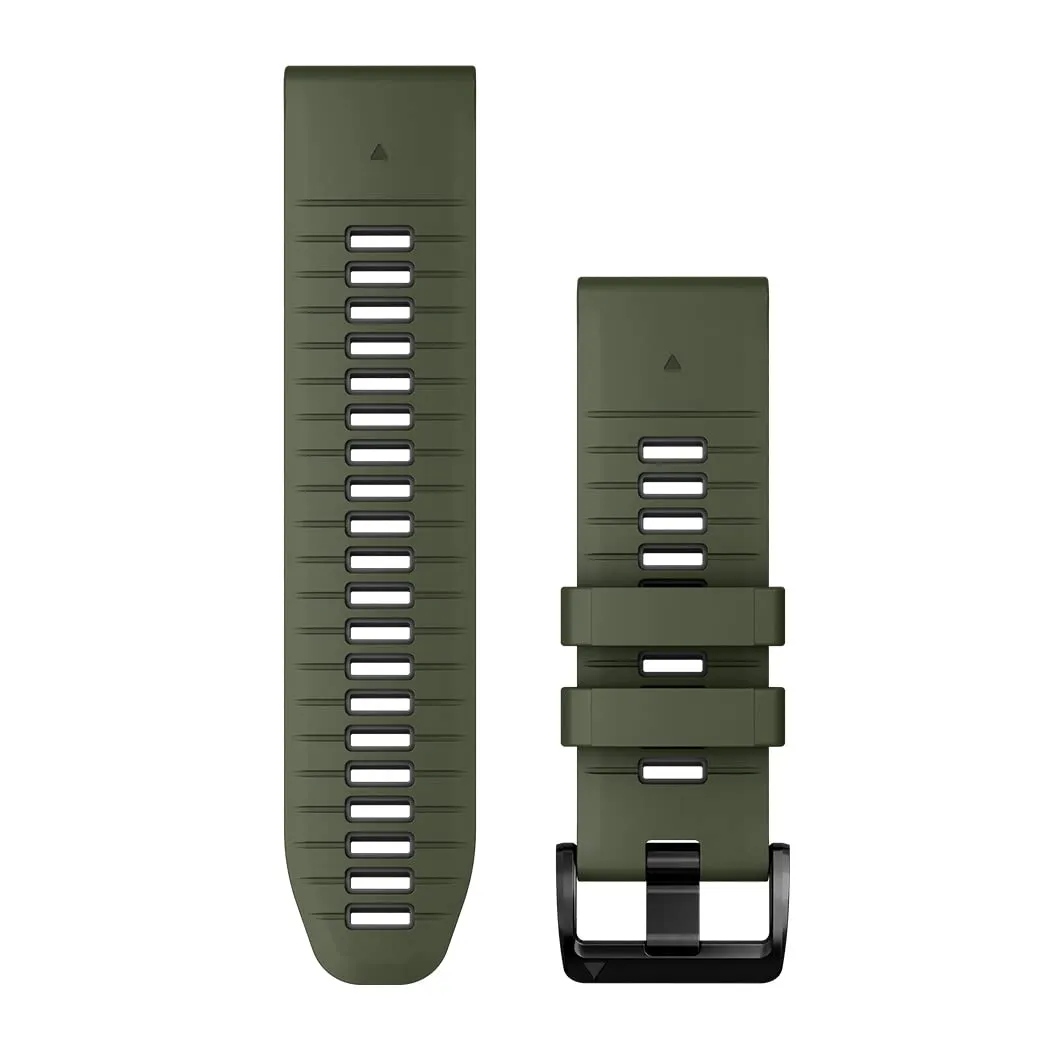 Cinturino Originale Garmin per epix 2 Pro, 26mm, QuickFit, Silicone, Moss & Graphite