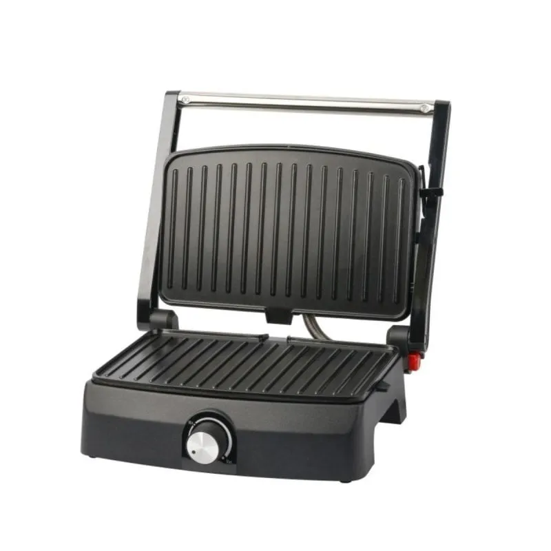 Tostapane grill Emerio CG-130861 da 750 W con 2 piastre antiaderenti e apertura a 180°