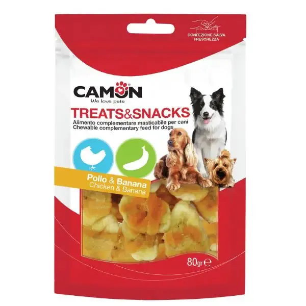 Camon Treats e Snacks per cani Pollo e banana