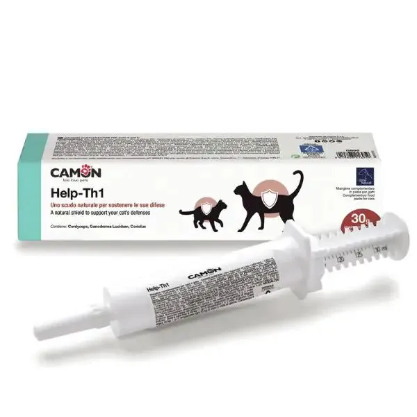 Orme Naturali Help-Th1 Supporto immunitario Pasta in siringa per gatti 30 gr - Integratori per gatti