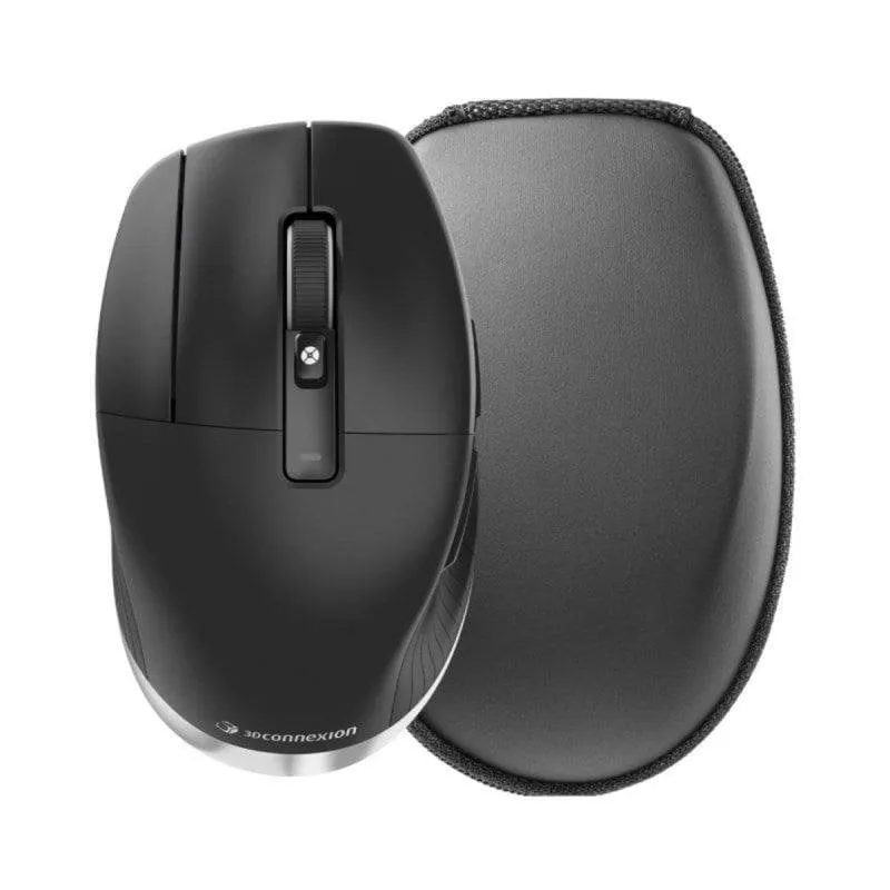 Ratón 3Dconnexion 3DX-700117 Wireless Bluetooth 7200DPI Nero Plata Ergonomico Zurdos