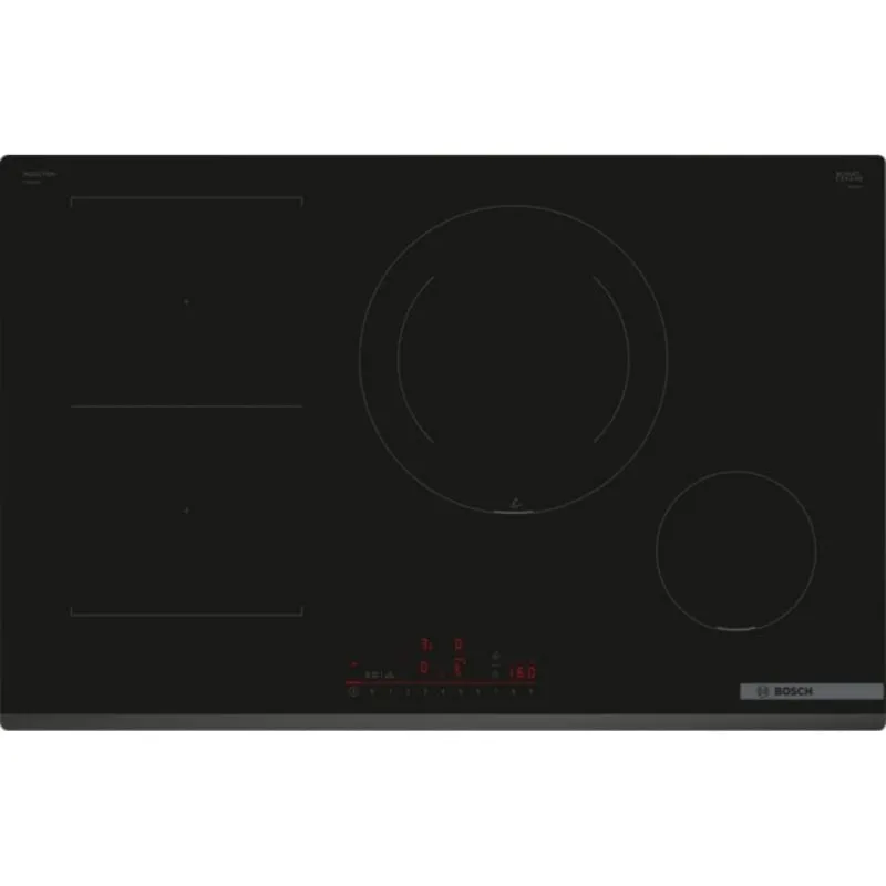Bosch Serie 6 PVS831HC1E Piano cottura a induzione 80 cm 4 zone touch nero integrato