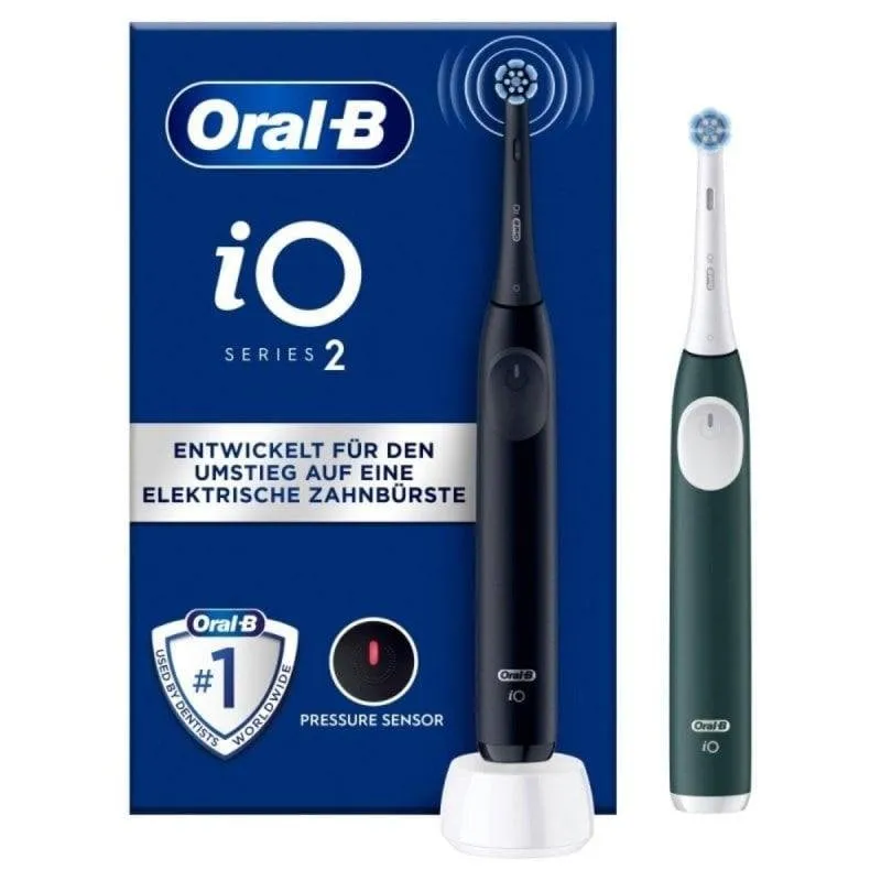 Spazzolino Elettrico Oscillante Oral-B iO Series 2 3 Modalità 2 Testine Sensore Pressione