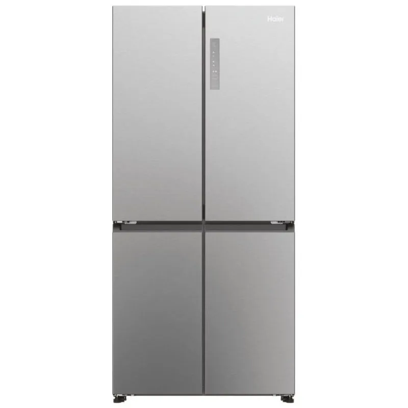 Haier Cube 83 Serie 3 HCR3818ENMM frigorifero side-by-side Libera installazione 467 L E Platino, Stainless steel