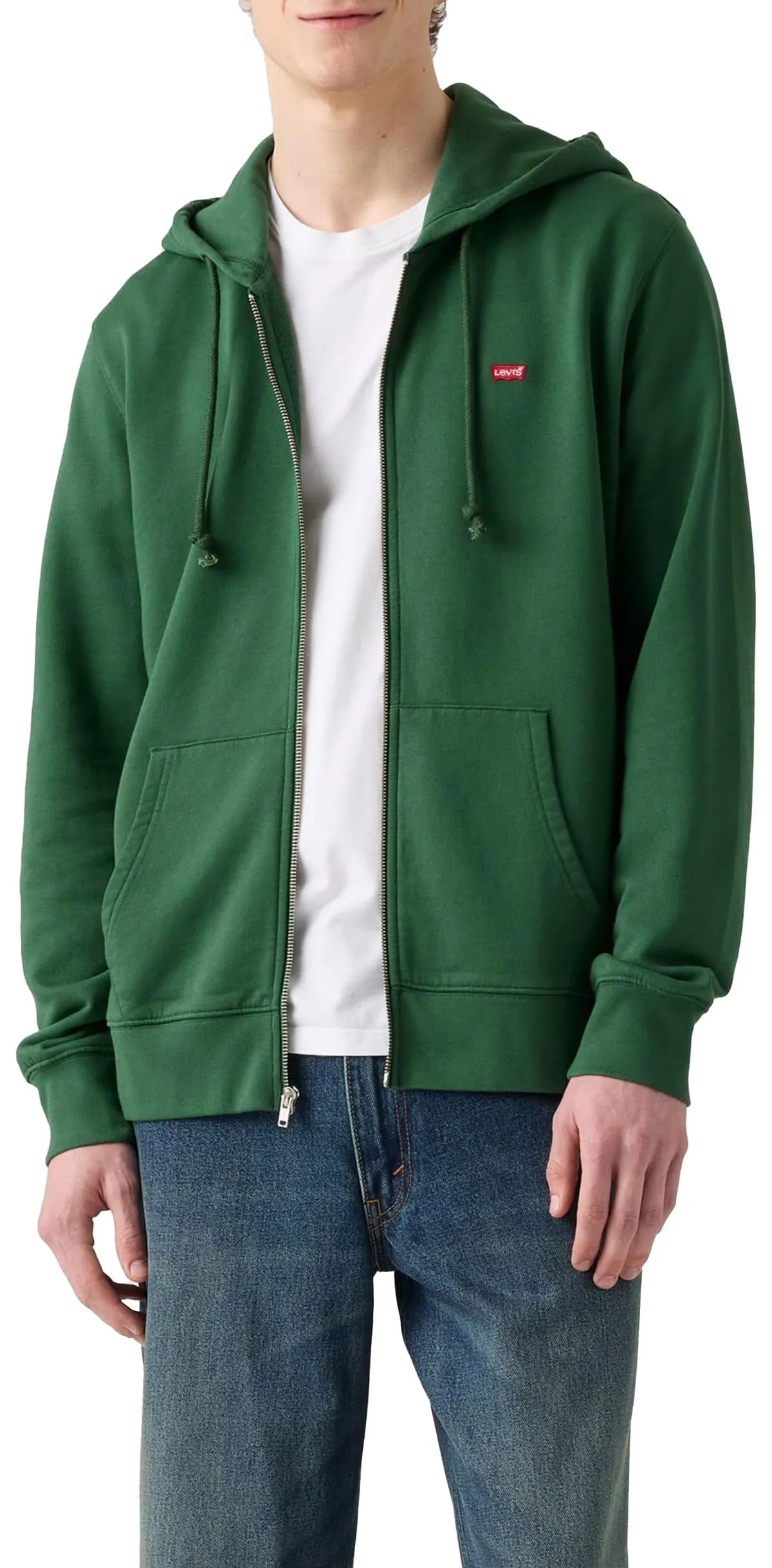 Levi's The Original HM Zip Up Dark Green, Verde Scuro, S