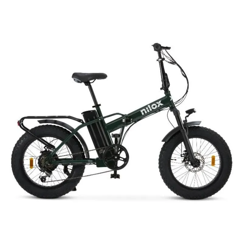 Bici elettrica pieghevole Nilox X8 Pro 13Ah 36V 70km di autonomia con LCD verde 250W