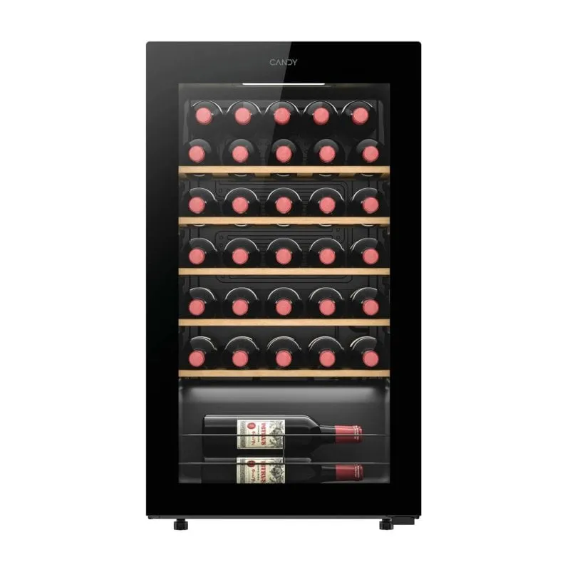 Cantinetta Candy CWC034 34 bottiglie Nero Wi-Fi Vetro anti-UV LED Touch
