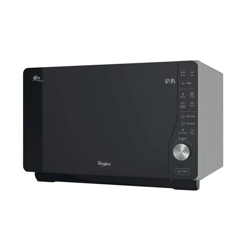 Microonde Whirlpool MWF 427 SL 25L 800W con Grill Funzione Vapore Crisp