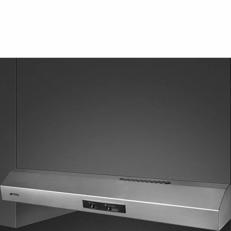 Campana extractora SMEG KTE90E2 Aspirazione 282 m³/h 90cm controlli slider LED