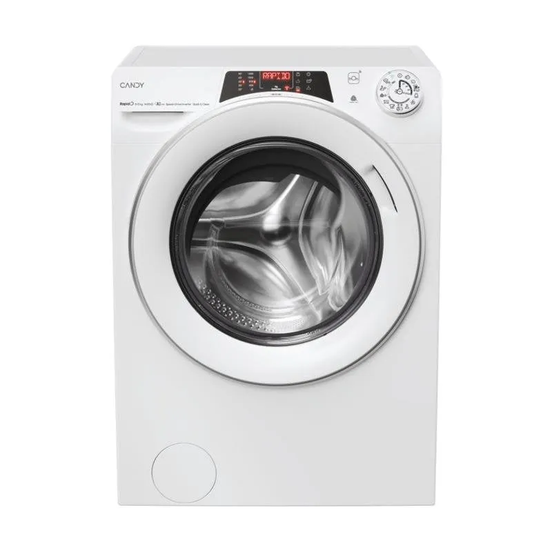 Lavasecadora Candy 8kg A ROW 4856DWMS7-S con Wi-Fi e Mix Power System