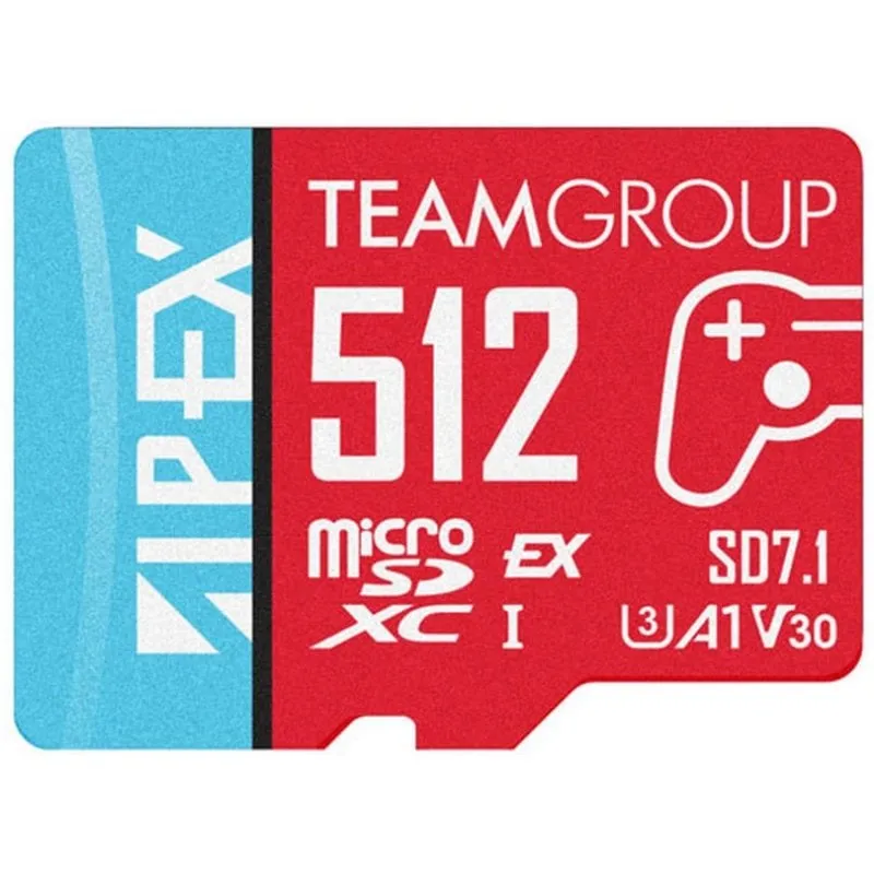Memoria Flash Team Group Apex SD7.1 512GB MicroSDXC 800MB/s Protetta
