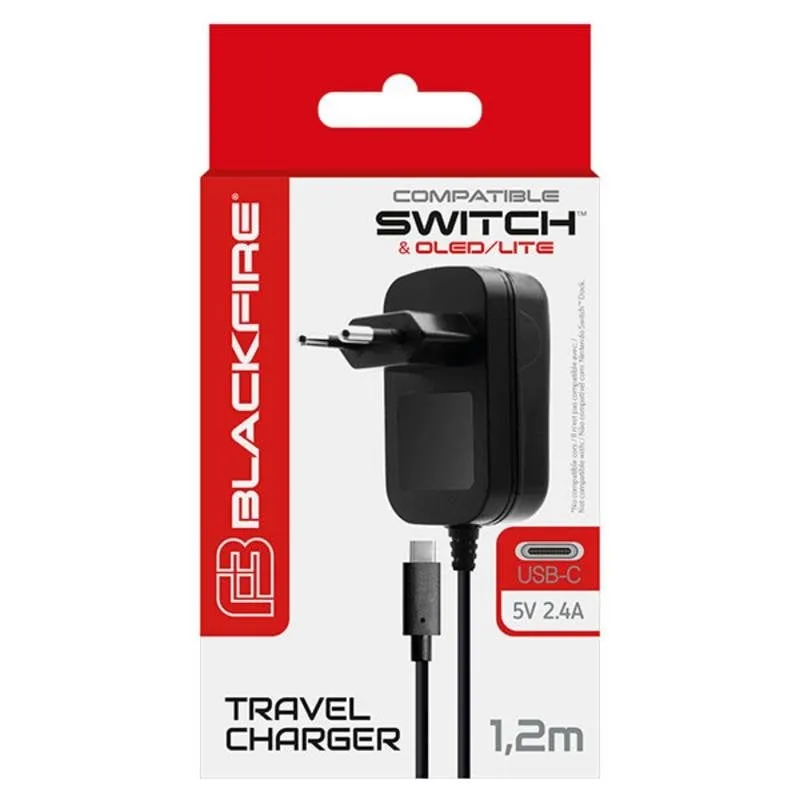Caricatore ARDISTEL Blackfire Adattatore AC USB-C 5V 2,4A Nintendo Switch