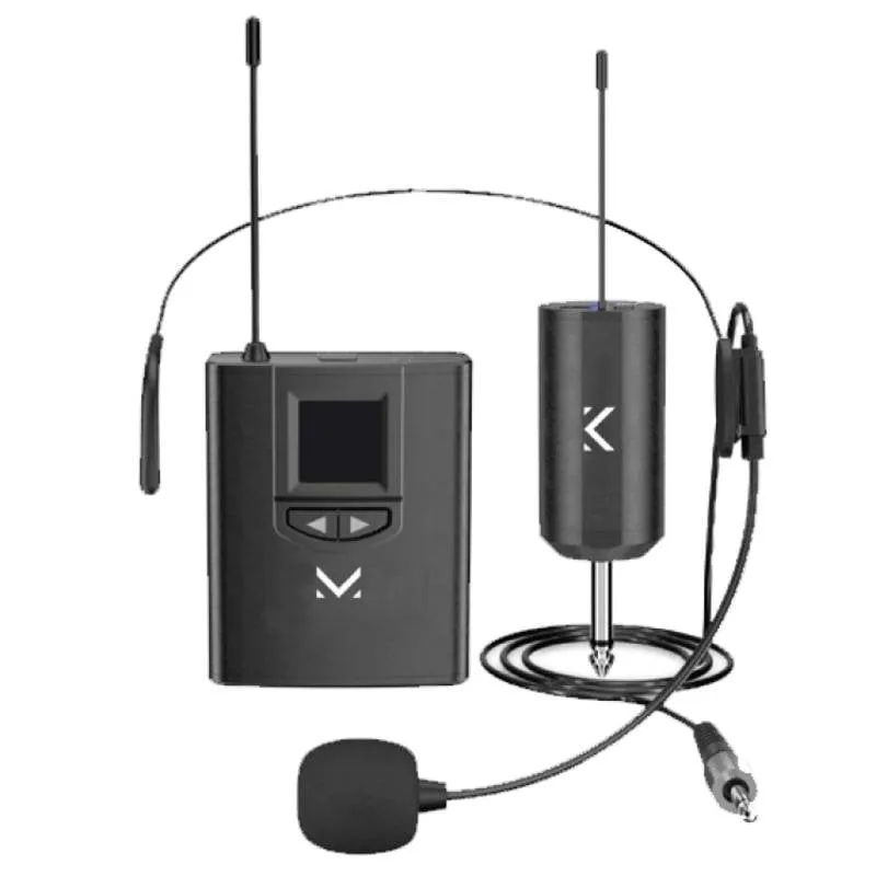 Microfono New Majestic MIC 800W wireless conferenza portata 30 m nero