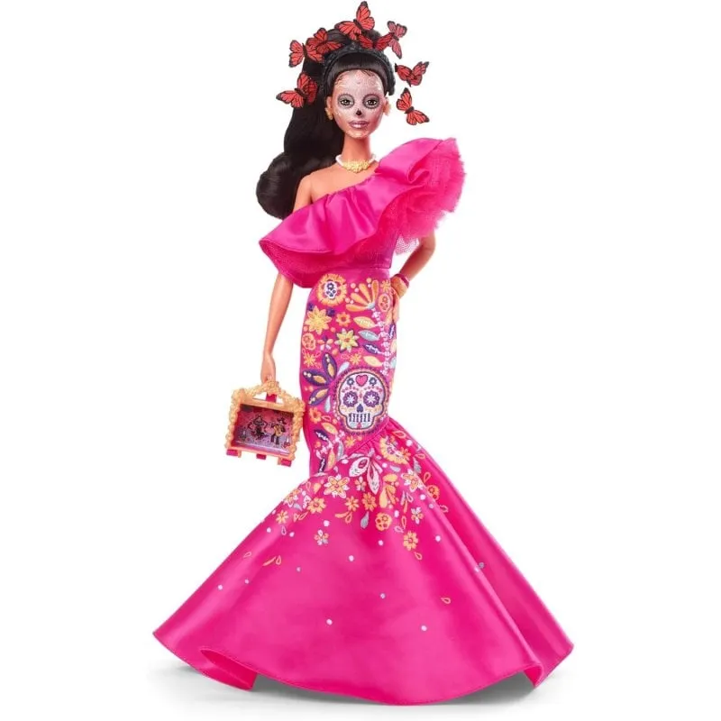 Figura Barbie Mattel Signature Catrina Día De Los Muertos 28 cm Articolata