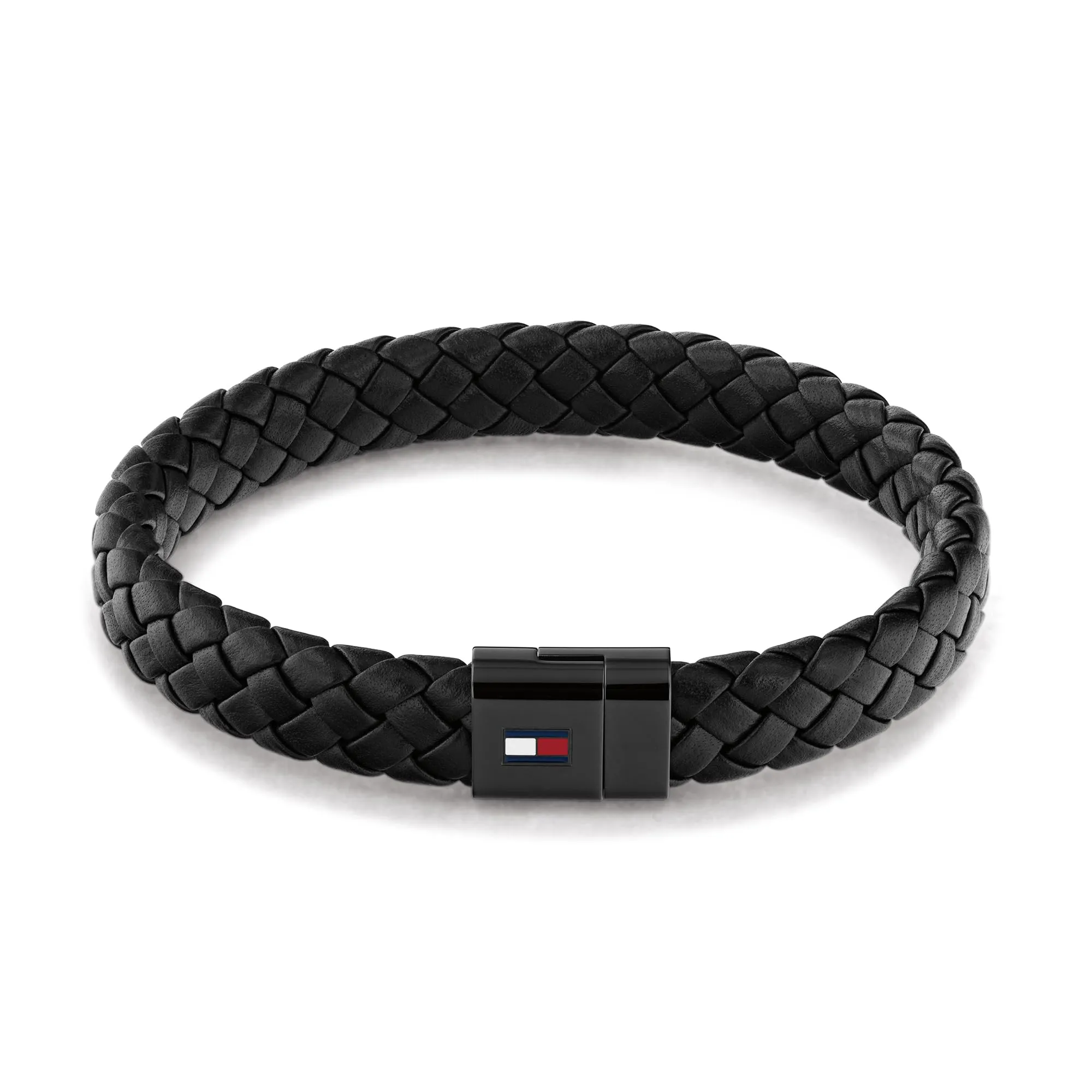 Tommy Hilfiger Jewelry Braccialetto da Uomo in Pelle Colore - Disponibile in Nero o Marrone