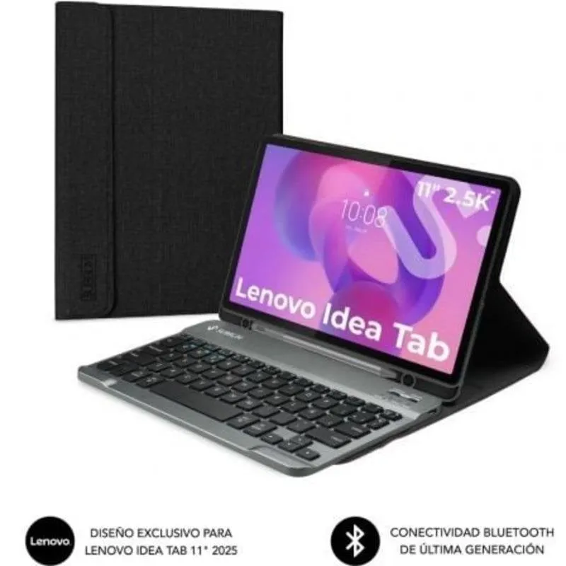 Custodia con tastiera Subblim Keytab Pro BT Lenovo Idea Tab 11" Nero Bluetooth 5.2 ES Layout