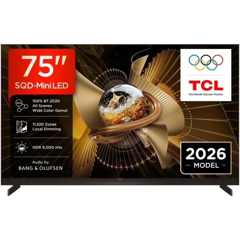 TV TCL Mini LED X11L 75X11L 75" 4K Ultra HD 144Hz Smart TV Google TV Dolby Vision HDR10