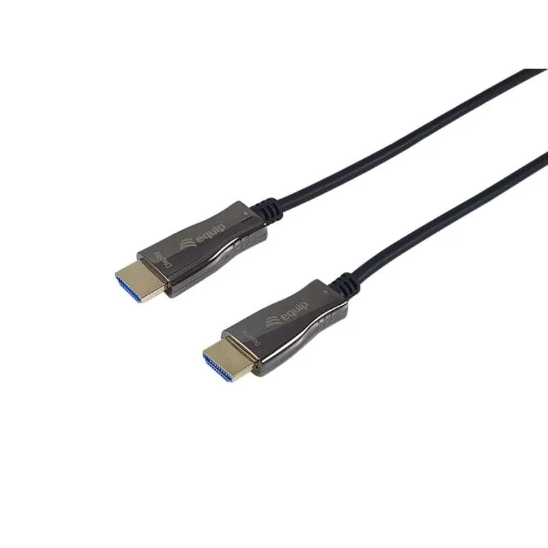 Cavo HDMI Attivo Ottico 2.0 20m 4K 60Hz 18Gbps Nero Equip