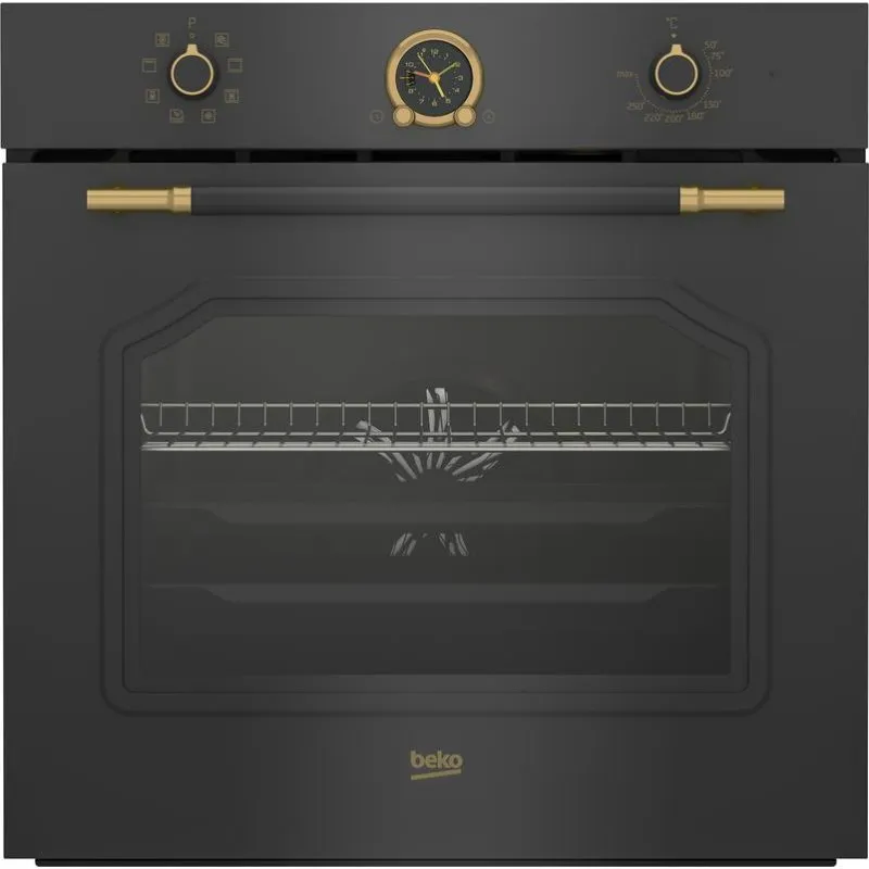Forno da Incasso Beko RBIM19200AD 72L 60cm Classe A Ventilato Grigio