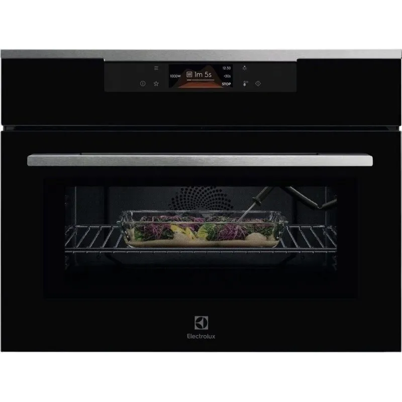 Forno Compatto da Incasso Electrolux KVLBE08X 44L 60cm Microonde Grill WiFi Inox