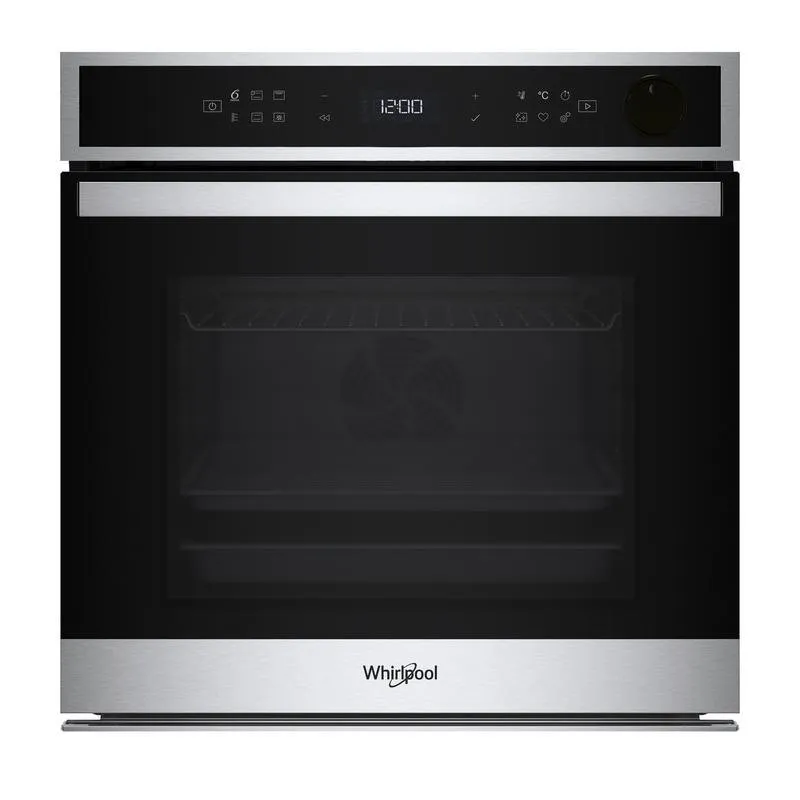 Forno da Incasso Whirlpool WOI6L8PBSXA Pirolitico+Idrolitico 73L 60cm A+ Grill Nero Inox