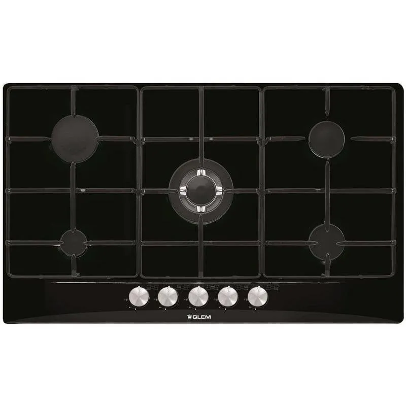 Piastra a gas GT955 Glem Gas 5 zone 90 cm
