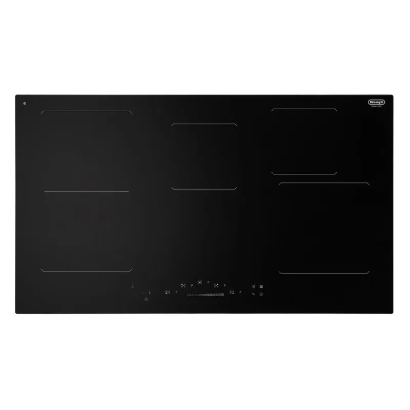 Piastra a induzione De'Longhi PIN 95 90 cm 5 zone integrata nera