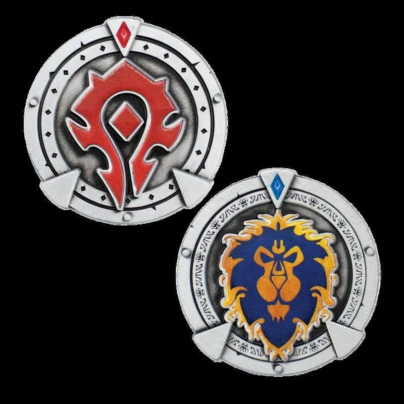 Moneta FaNaTtik World of Warcraft Edizione Limitata Alleanza e Orda 38 mm