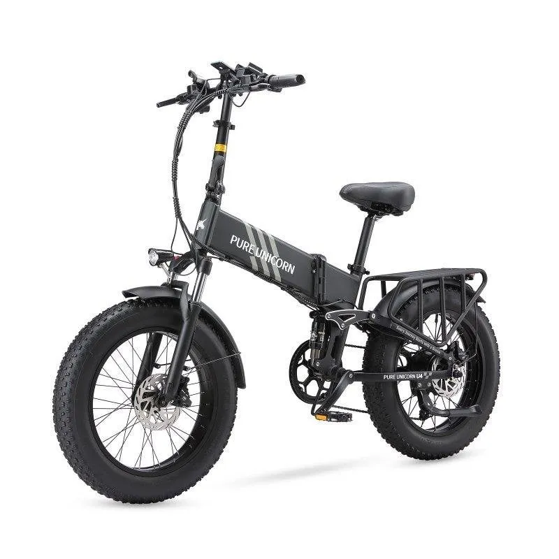 Bicicletta Elettrica PURE UNICORN U4 1000W 48V 15Ah 20x4.0 pollici pieghevole