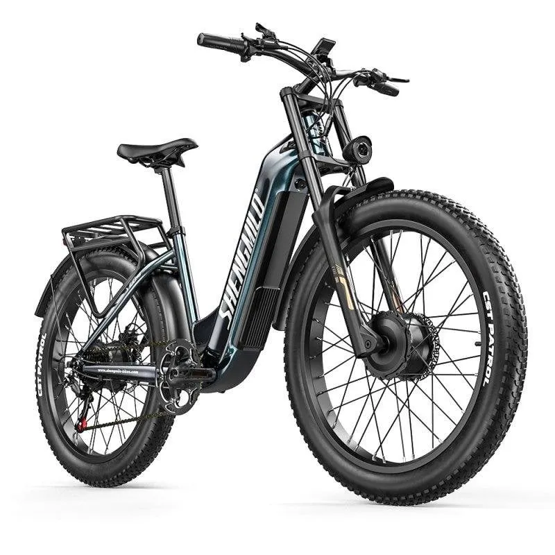 Bicicletta elettrica Shengmilo S700 Pro Doppio Motore 2000 W Batteria 48 V 25 Ah