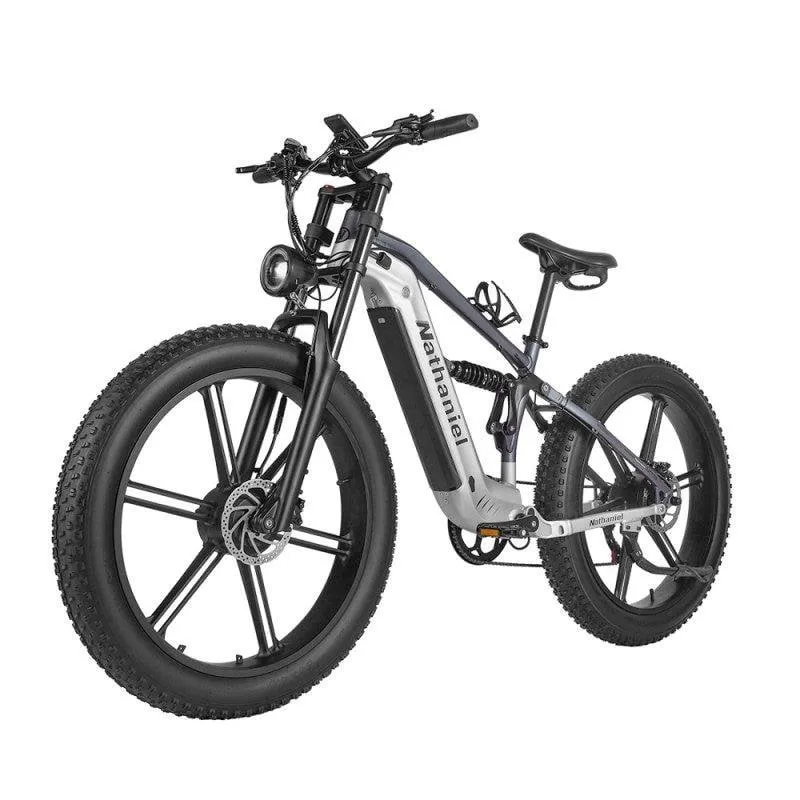 Bicicletta elettrica Nathaniel SYR09 48 V 20 Ah Shimano 7 velocità