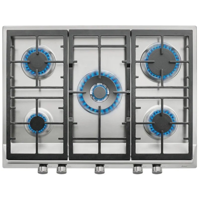 Piano cottura a gas naturale Teka EX 70.1 5G AI AL DR CI 5 zone inox