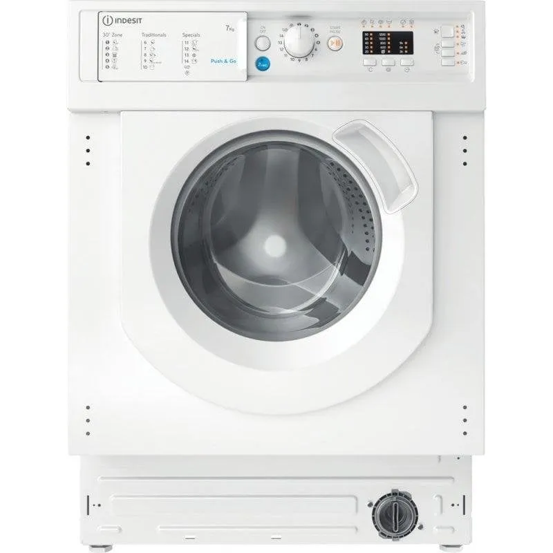 Lavatrice da Incasso Indesit BI WMIL 71252 EU N 7 kg 1151 giri Classe E Bianca