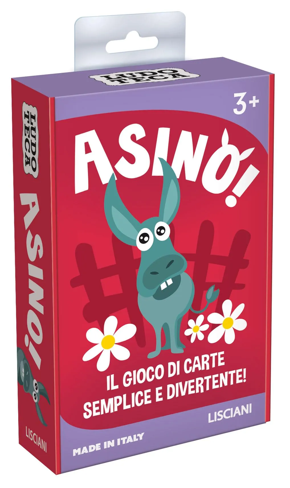 Liscianigiochi Ludoteca Le Carte Dei Bambini Asino Gioco Di Società, Multicolore, 85743