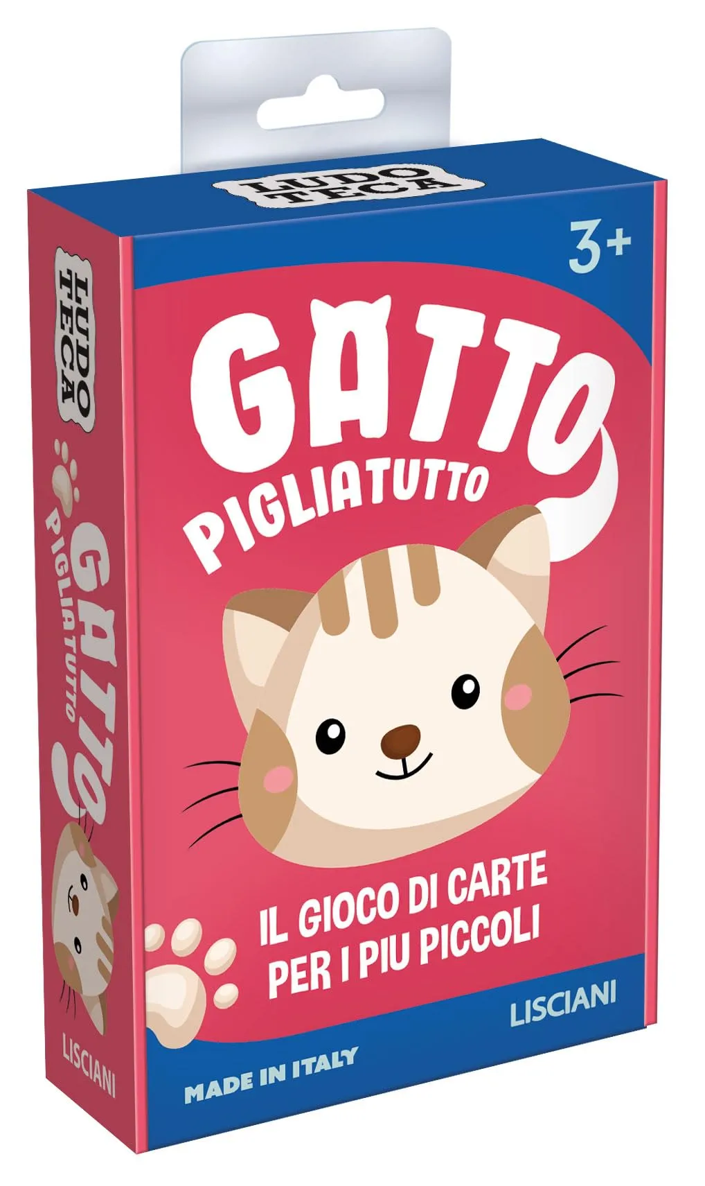 Liscianigiochi, Ludoteca Le Carte dei Bambini Gatto Piglia Tutto Gioco di Società, Multicolore, 85774