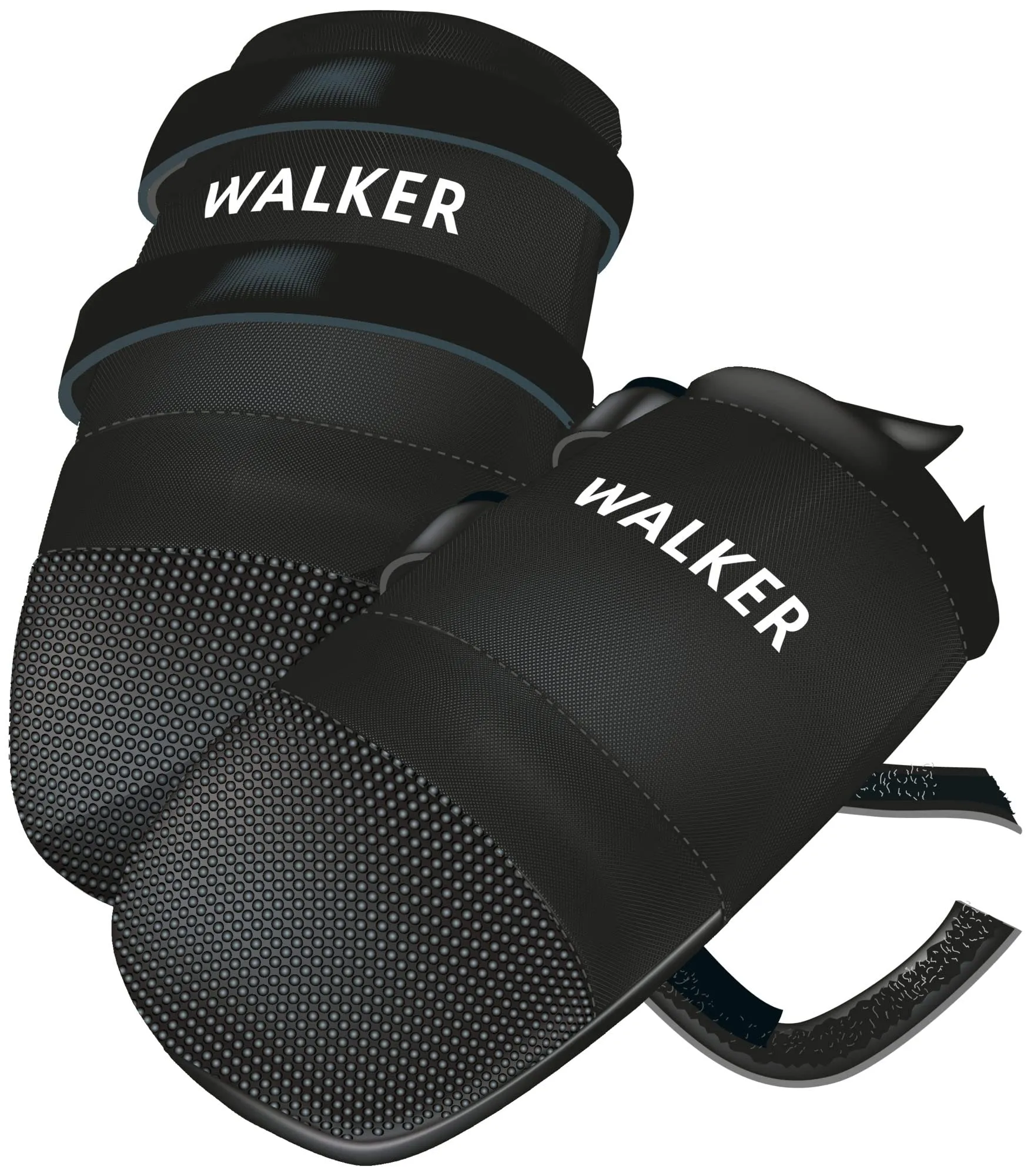 TRIXIE Walker cura stivali protettivi per cani, XL, Nero, 2 pezzi