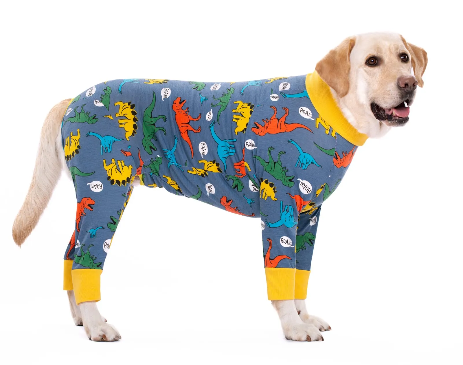 BT Bear Abbigliamento per Cani di Taglia Grande, Tutina per Animali Elastica Protegge le Articolazioni Anti-pelo Anti-leccamento, Pigiama per Animali con Protezione per Ferite per Cani di Taglia Media