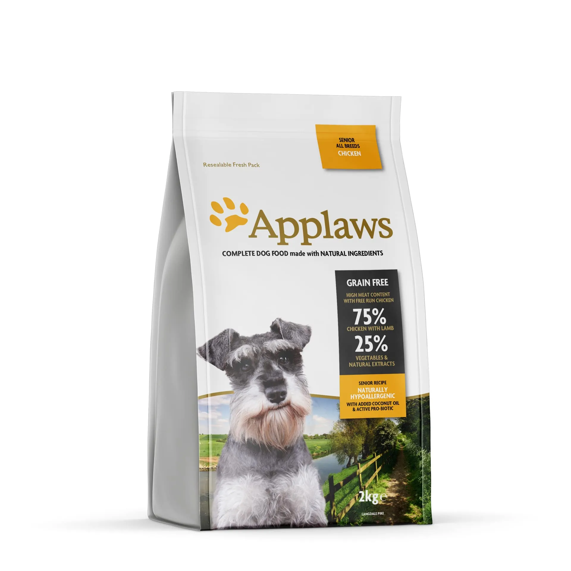 Applaws Dry Dog 2 kg Bag Chicken All Breeds Senior