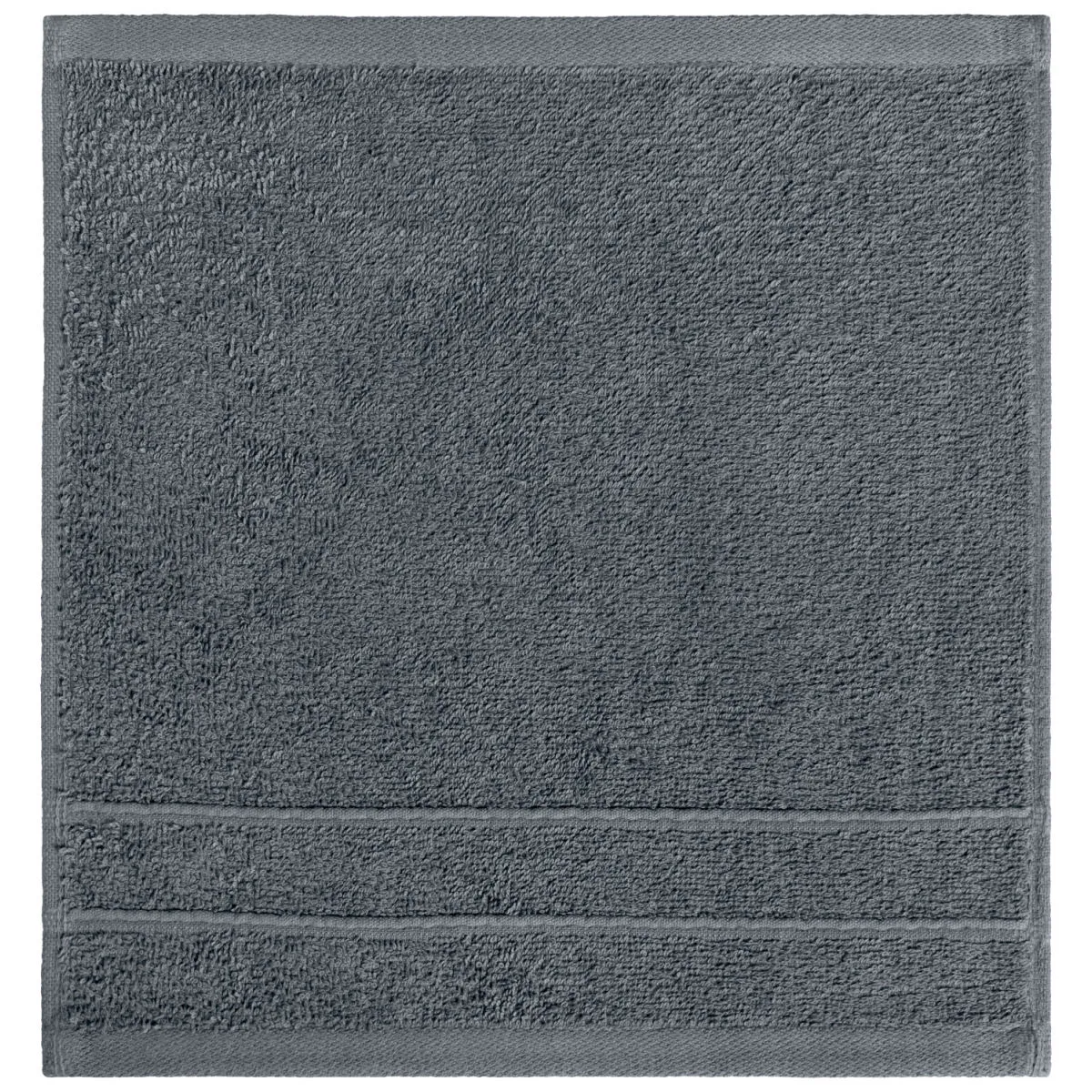 5x PULSIVA Lavetta bagno in spugna Samos; 30x30 cm (LxL); grigio; 5 pz. / Pacco