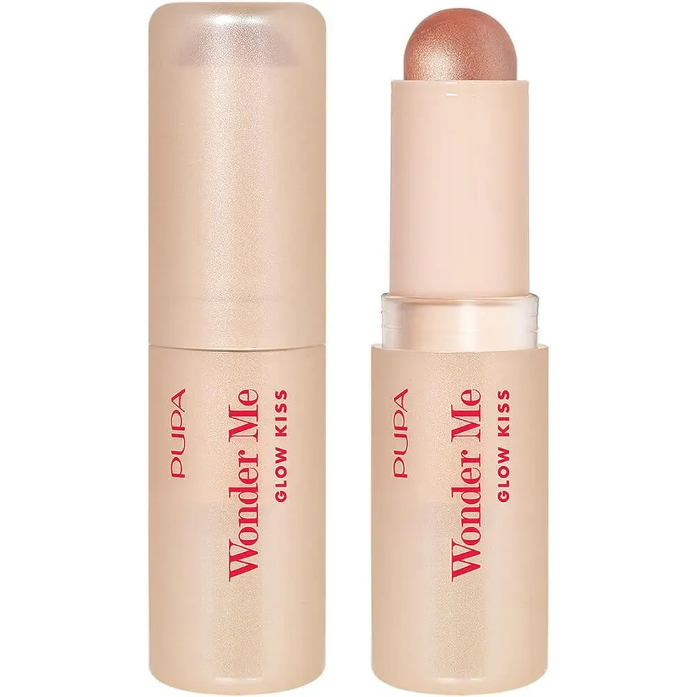 Pupa Wonder Me Glow Kiss Highlighter 10gr / 002 Golden Peach Glow